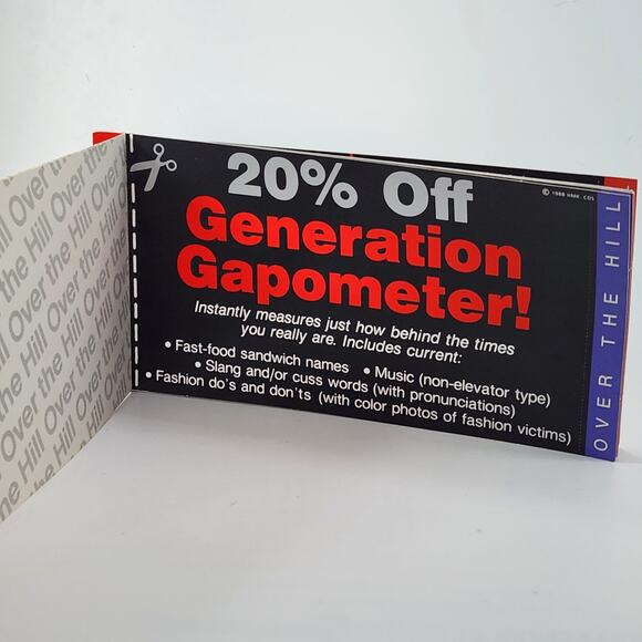 Vintage 1988 Hallmark "Over the Hill" Gag Coupon Book – 80s Retro Birthday Gift - Picture 2 of 10